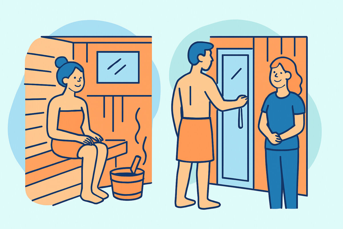 Yhteissauna ja erilliset saunat – kohteiden erot